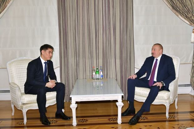 İlham Əliyev Qırğızıstan XİN rəhbərini qəbul etdi