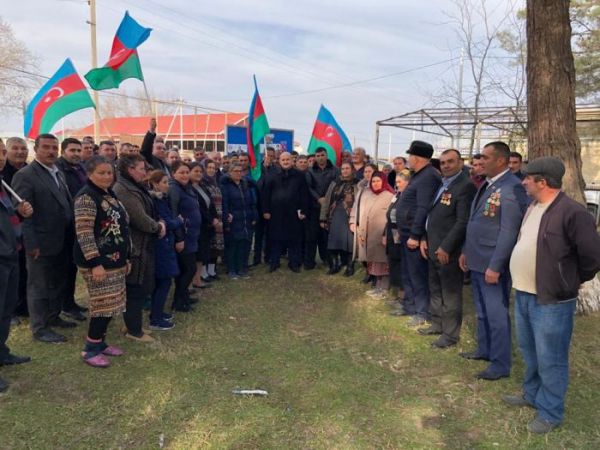 Qarabağ qaziləri Çingiz Qənizadəni belə qarşıladılar - Fotolar