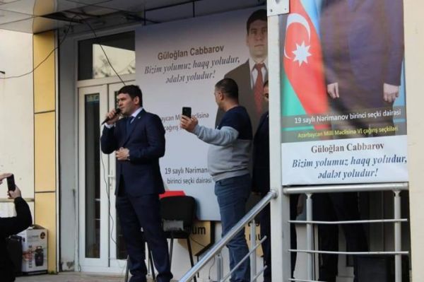 Güloğlan Cabbarov: Dostlar bu gün 20 günlük seçki marafonunda təbliğat-təşviqatın sonuna gəldik