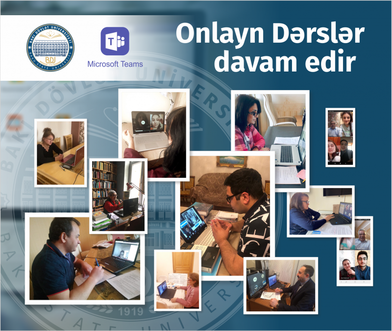 BDU-da tədrisin məsafədən təşkili uğurla davam etdirilir