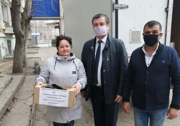 Ulyanovskda Azərbaycan diasporu aztəminatlı ailələtə yardım göstərib