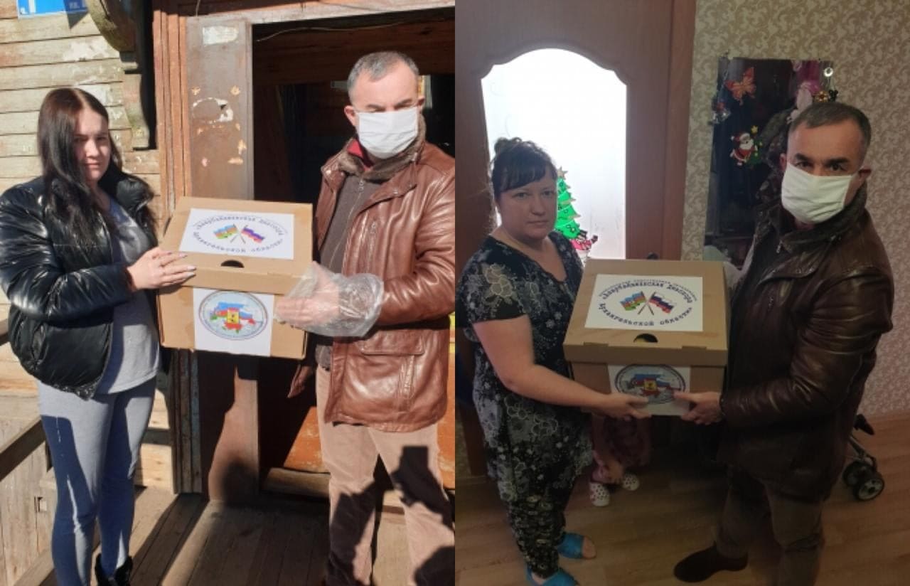 Arxangelskdə Azərbaycan diasporu aztəminatlı ailələrə yardım göstərib