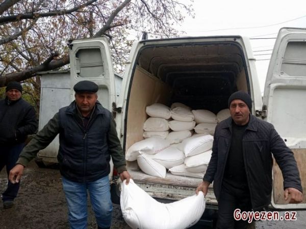 Qazaxın daim atəş altında olan Məzəm və Quşçu Ayrım kəndlərində yaşayan sakinlərə növbəti dəfə köməklik olunub