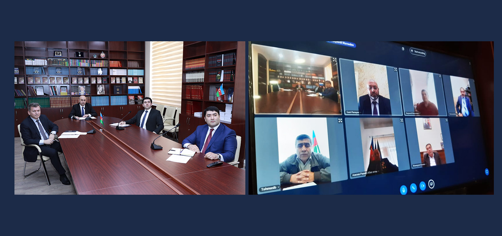 Şimali Qafqaz bölgəsindəki diaspor rəhbərləri ilə videokonfrans keçirilib